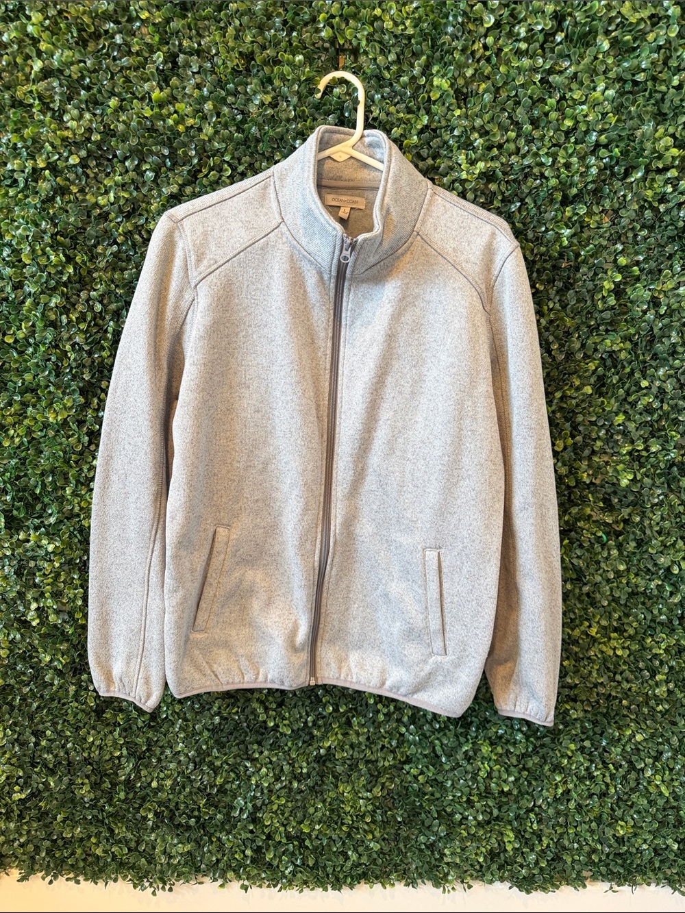 Ocean + Coast Gray Full-Zip Jacket